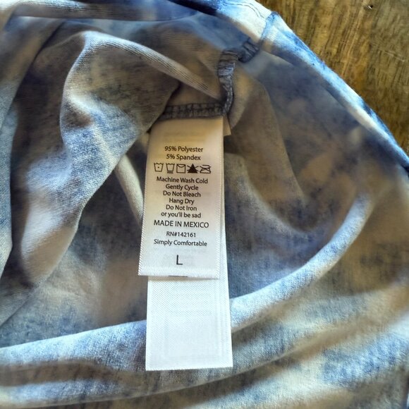 LLR Blue/ White tie dye LIV - Picture 3 of 4